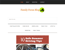 Tablet Screenshot of familyfocusblog.com